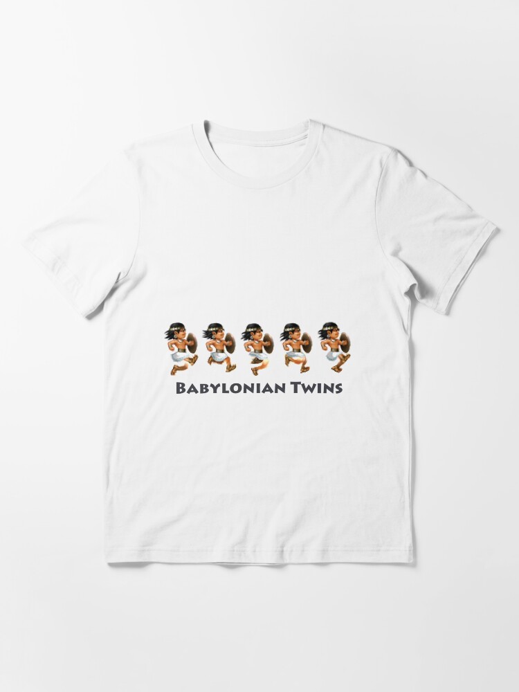 Thumbnail 3 of 7, Essential T-Shirt, Basir sprinting in Babylonian Twins designed and sold by zaqoora.