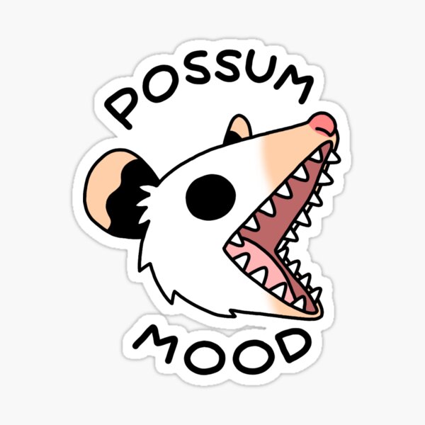 Possum Stimmung Sticker