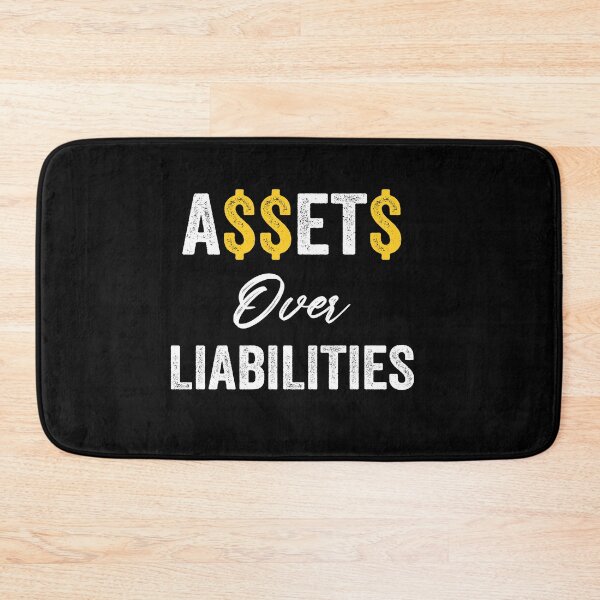 Item preview, Assets Over Liabilities - Funny Accountant  designed and sold by silverhexagon.
