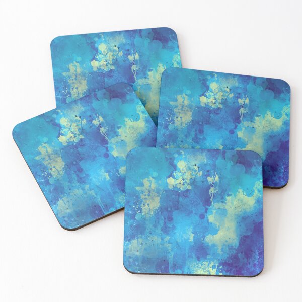 Item preview, Abstract, Blue Paint Splatter, Grunge Design designed and sold by TGIYHome.