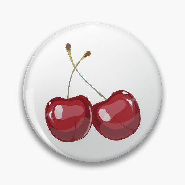 Item preview, Red Cherry Fruit Realistic Cartoon designed and sold by Hannah Rothwell.