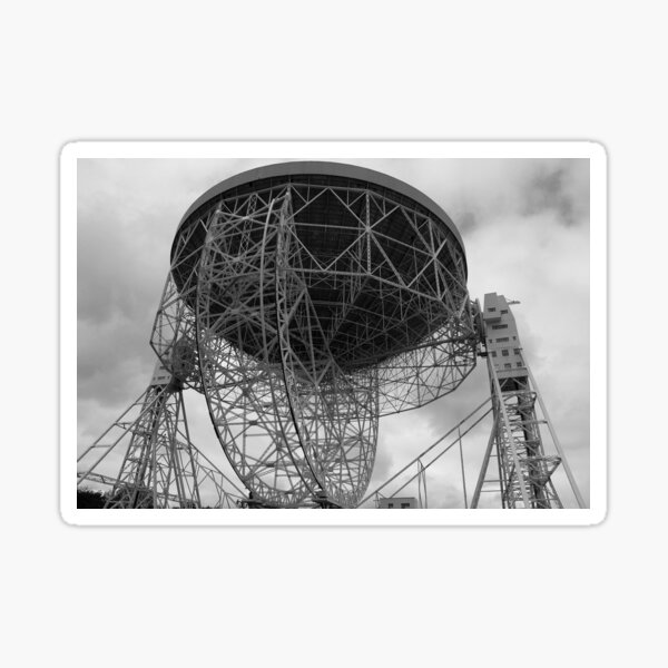 Lovell Telescope at Jodrell Bank Sticker