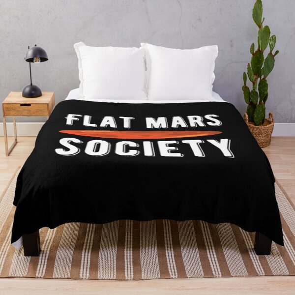 Item preview, Flat Mars Society Quote designed and sold by AritraSur.