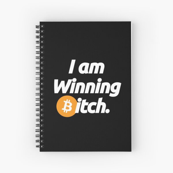 Item preview, I am Winning Bitcoin Trader Itch - Crypto Btc Love Currency Blockchain Quote designed and sold by elhefe.