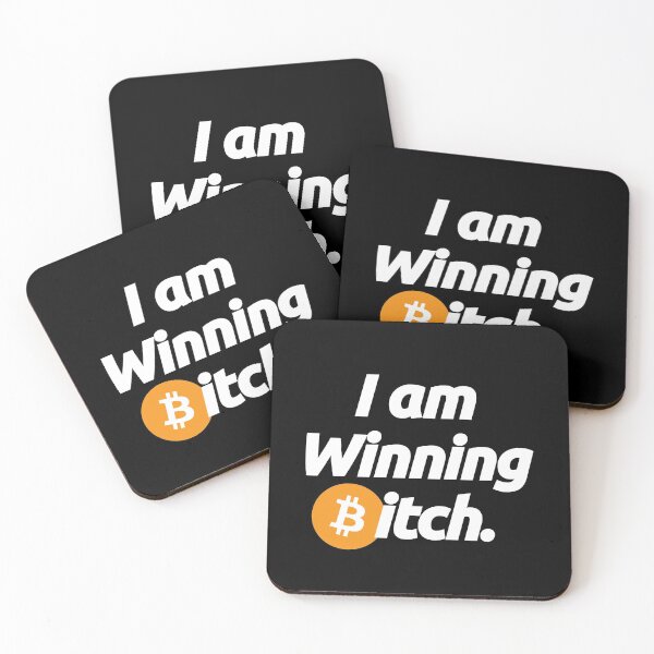 Item preview, I am Winning Bitcoin Trader Itch - Crypto Btc Love Currency Blockchain Quote designed and sold by elhefe.