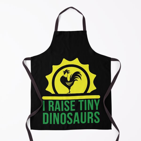 Item preview, i raise tiny dinosaurs. rooster dinosaur in a sunrise background designed and sold by doctors-apparel.