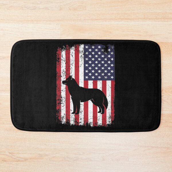 Item preview, Husky Dog USA Flag Patriotic 4th of July Classic TShirt1984 designed and sold by MarcoColeman4.