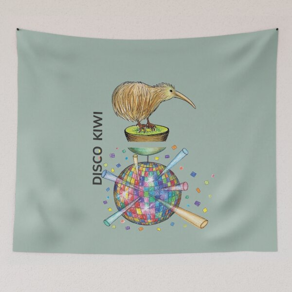 Item preview, DISCO KIWI by FrankenDuo unwind grey designed and sold by FrankenDuo.