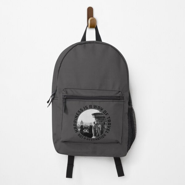 Item preview, Happiness is a way of travel not a destination  designed and sold by quarantineshop.
