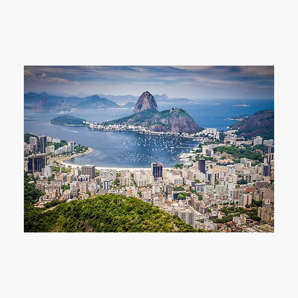 Rio de Janeiro aerial view Photographic Print