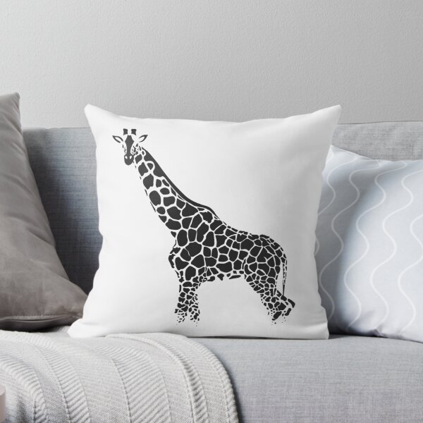 Giraffe Spots Throw Pillow