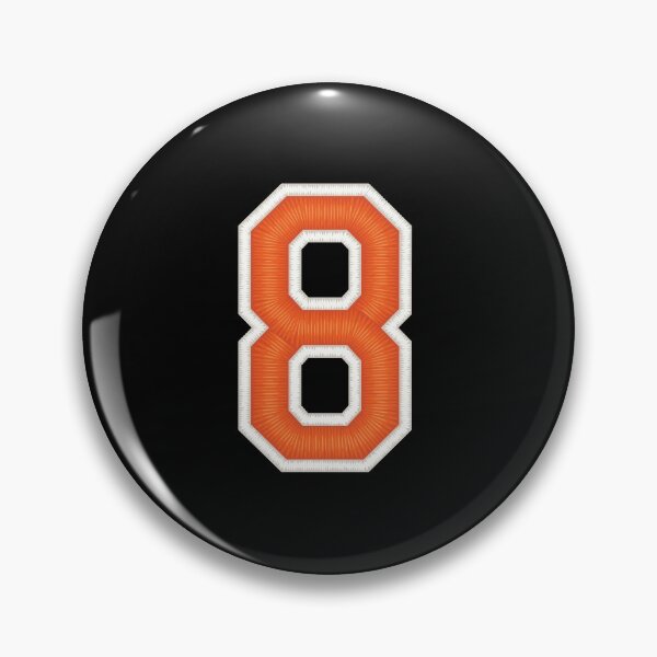 Item preview, Sports Number 8 Jersey Eight Orange designed and sold by elhefe.