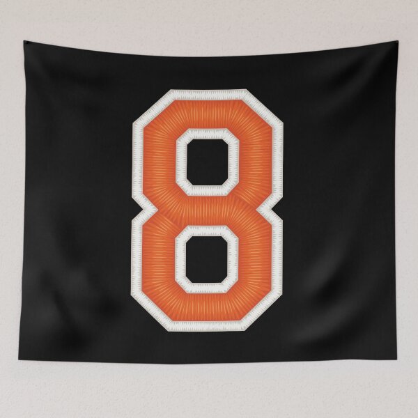 Item preview, Sports Number 8 Jersey Eight Orange designed and sold by elhefe.