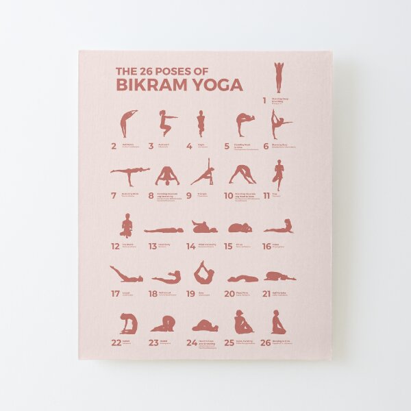 Impressão Em Tela A 26 Poses De Bikram Yoga Modular Fotos, 46% OFF