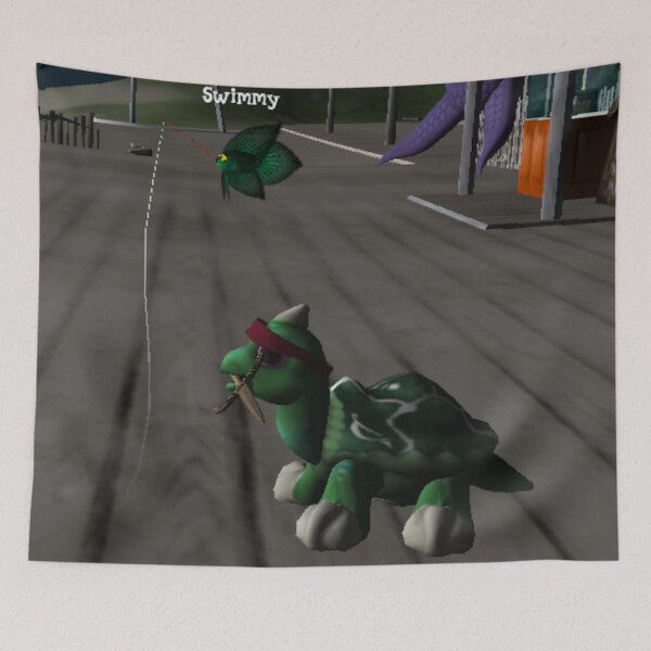 Item preview, Swimmy the fishing fish Rafael ninja turtle designed and sold by The Poette.
