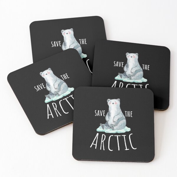 Item preview, Save the Arctic | Cute Polar Bear designed and sold by CozyMarket.