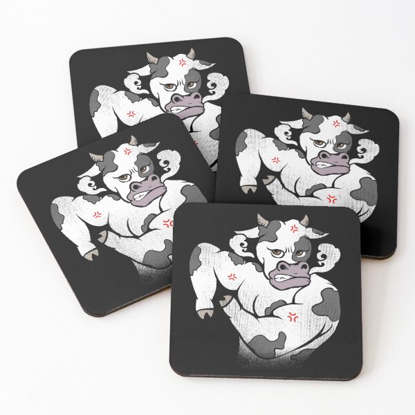 Item preview, Cute Angry Cow designed and sold by EverythingKawai.