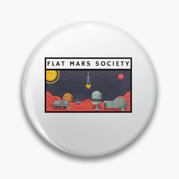 Item preview, Flat Mars Society designed and sold by C00KIESandMILK.