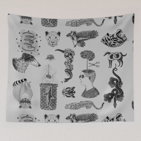 Item preview, Collection of black and white flash designs designed and sold by VEROfojt.