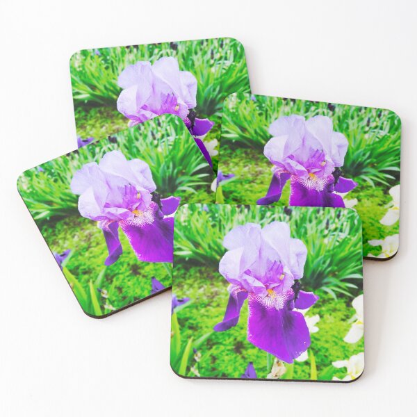 Item preview, Violet iris in blossom, natural perfection  designed and sold by helenkaiy.