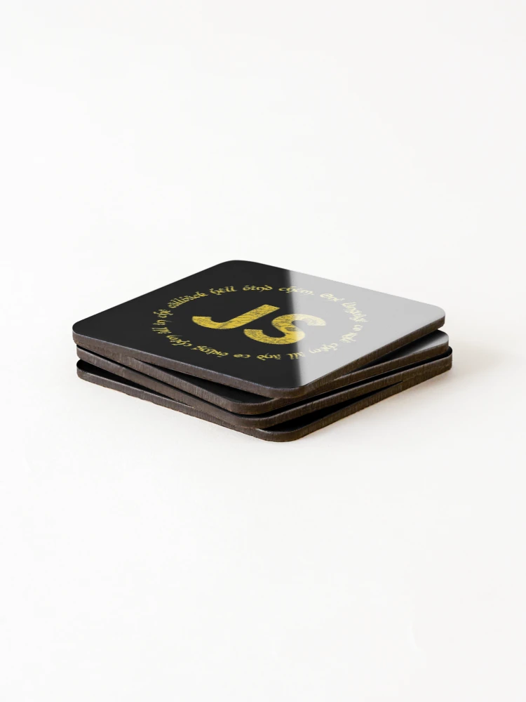 Thumbnail 4 of 5, Coasters (Set of 4), JavaScript One language to rule them all designed and sold by Threadrock.