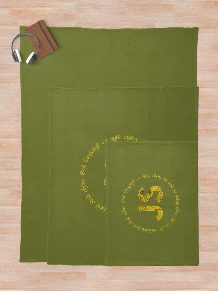 Thumbnail 5 of 6, Throw Blanket, JavaScript One language to rule them all designed and sold by Threadrock.