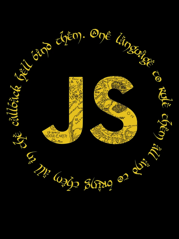 Thumbnail 7 of 7, Oversized T-Shirt, JavaScript One language to rule them all designed and sold by Threadrock.