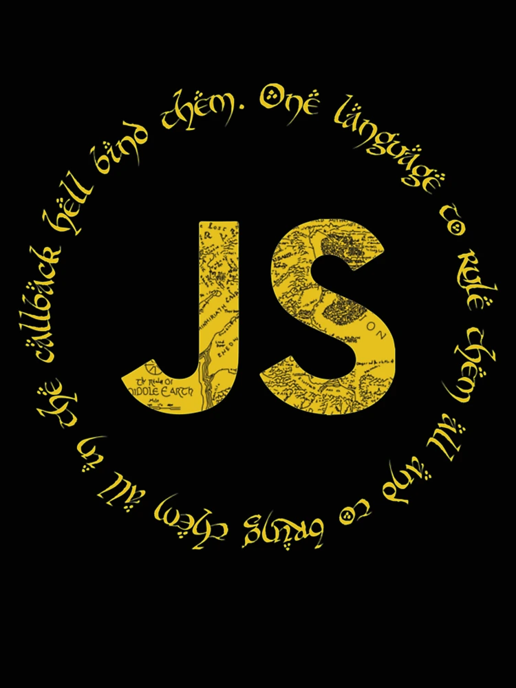 Thumbnail 4 of 4, Relaxed T-Shirt, JavaScript One language to rule them all designed and sold by Threadrock.