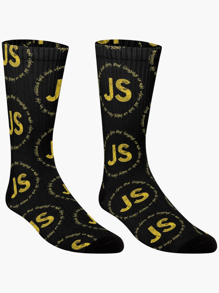 Thumbnail 3 of 5, Socks, JavaScript One language to rule them all designed and sold by Threadrock.