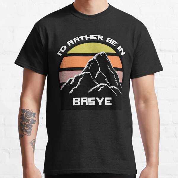 I'd Rather Be In Basye Virginia Vintage Sunset Mountain Classic T-Shirt