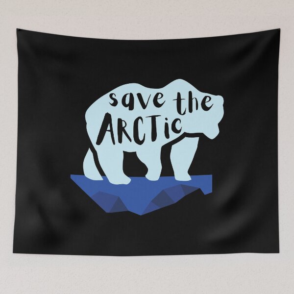 Item preview, Save the Arctic | Cute Polar Bear designed and sold by CozyMarket.