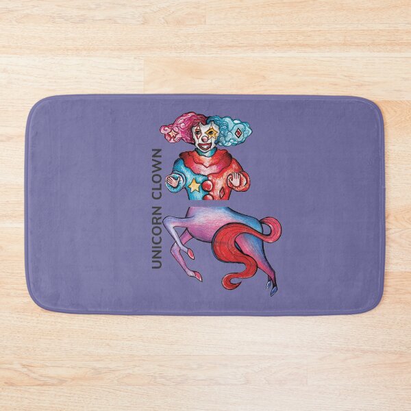 Item preview, UNICORN CLOWN by FrankenDuo blue gray designed and sold by FrankenDuo.