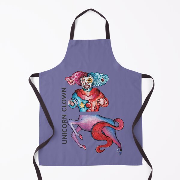 Item preview, UNICORN CLOWN by FrankenDuo blue gray designed and sold by FrankenDuo.