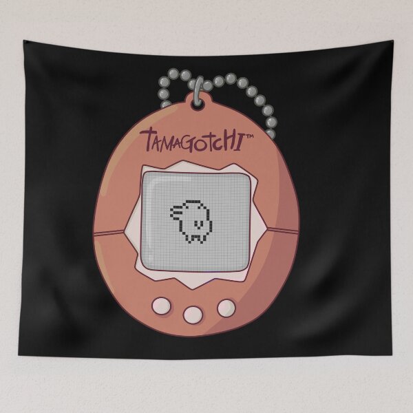 Item preview, Old School Tamagotchi | Orange Kuchipatchi designed and sold by julipjulip.