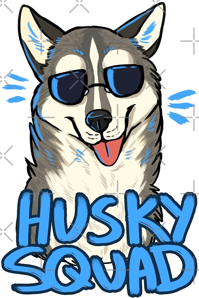 "HUSKY SQUAD" by Danny Gonzalez Redbubble