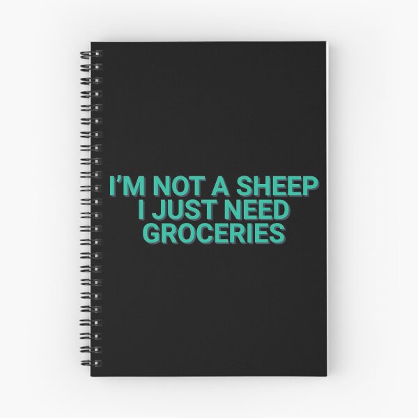 Item preview, I'm Not A Sheep I Just Need Groceries Coronavirus designed and sold by Sour Soul.