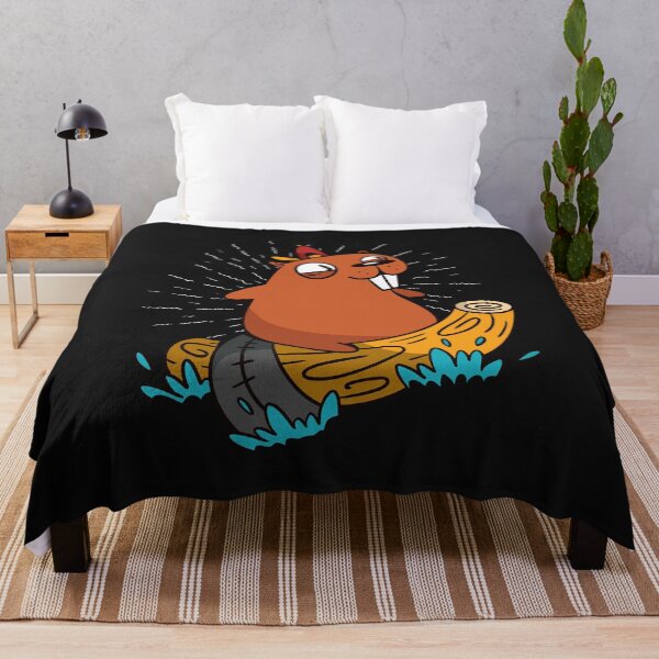 Item preview, Funny beaver surfing surfer designed and sold by DerSenat.