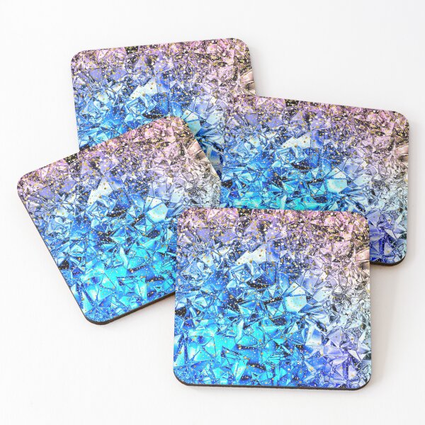 Item preview, Foil crush  pink, blue and gold glitter. designed and sold by Olga Matskevich.