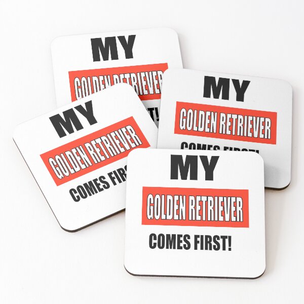 Item preview, My Golden Retriever Comes First! designed and sold by TJHstudio.