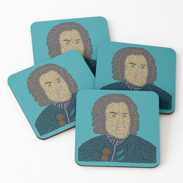 Item preview, Bach Portrait designed and sold by Maxwell Nightser.