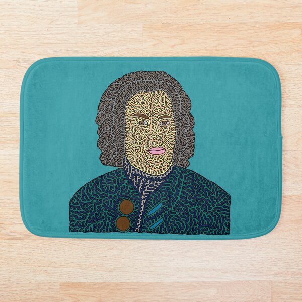 Item preview, Bach Portrait designed and sold by Maxwell Nightser.