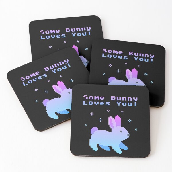 Item preview, Pastel Pixel Bunny Cute Funny designed and sold by 90sLoveLove.
