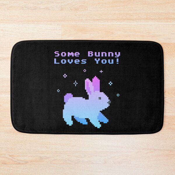 Item preview, Pastel Pixel Bunny Cute Funny designed and sold by 90sLoveLove.