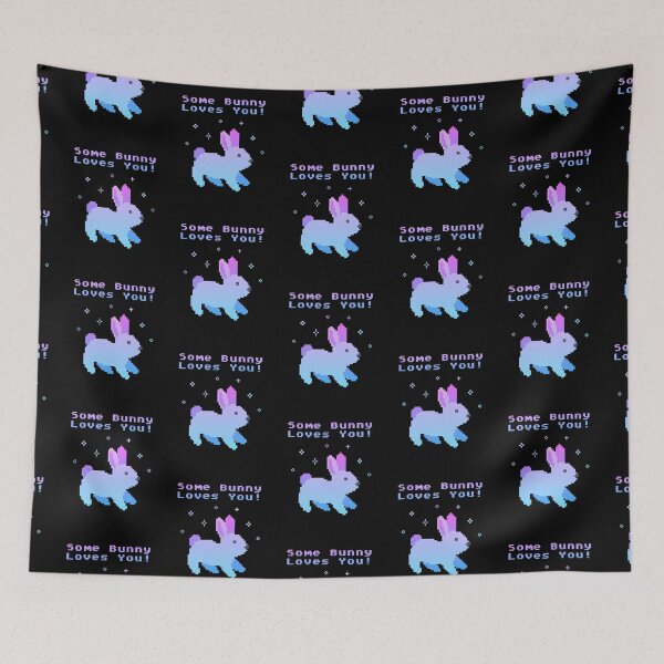 Item preview, Pastel Pixel Bunny Cute Funny designed and sold by 90sLoveLove.
