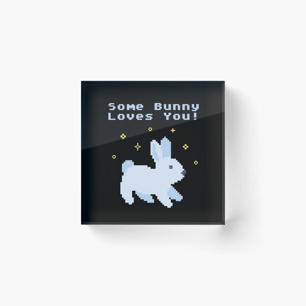 Item preview, Pixel Bunny Cute Funny designed and sold by 90sLoveLove.