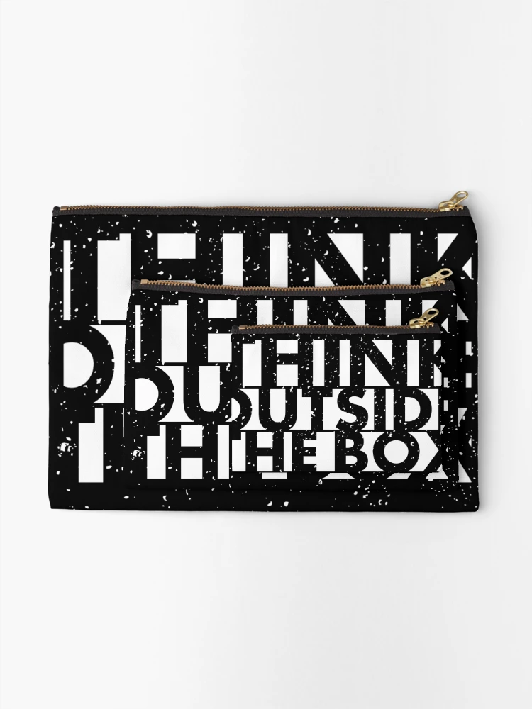 Thumbnail 2 of 4, Zipper Pouch, Think outside the box [Roufxis-Rb] designed and sold by RoufXis.