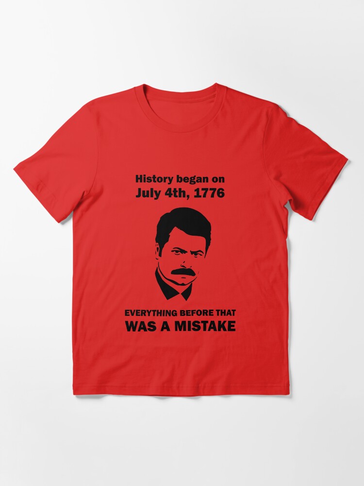 ron swanson 4th of july shirt