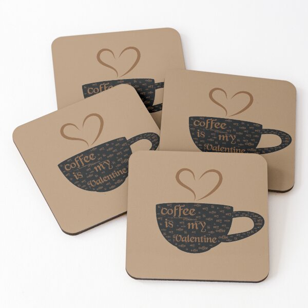 Item preview, Coffee Is My Valentine 1 designed and sold by Crystarowz.
