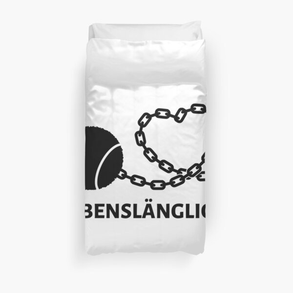 Tennis - Life sentence (German) Duvet Cover