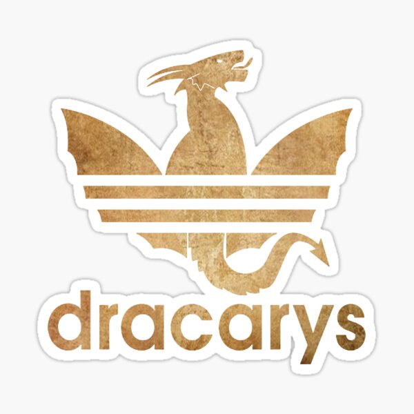 Pegatina «logotipo de dracarys» de Mayar Redbubble